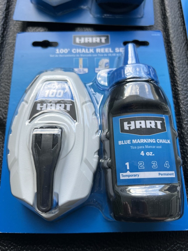 HART 100-Foot Chalk Reel Set Blue