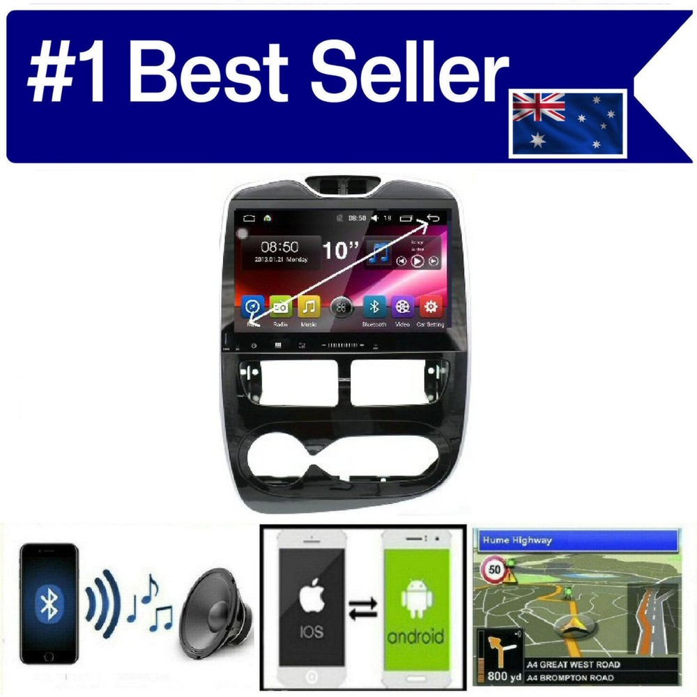 RENAULT CLIO 2013-2016 GPS APPLE CARPLAY ANDROID AUTO ODB DAB+ TPMS DVR CAMERA