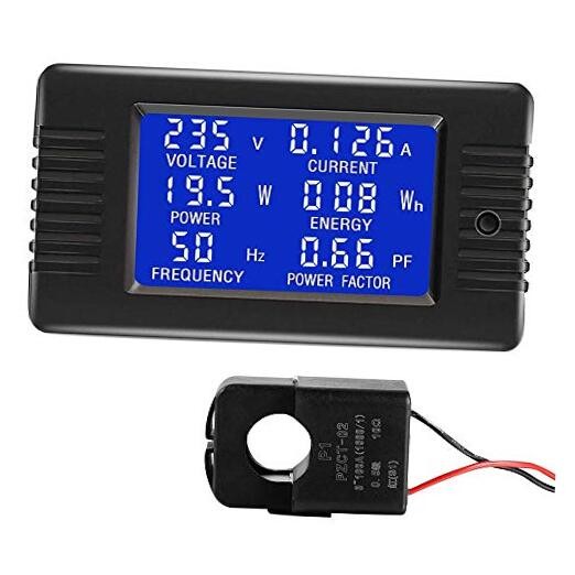 AC 80-260V 100A CRS-022B LCD Display 100A(Split Core Current Transformer)