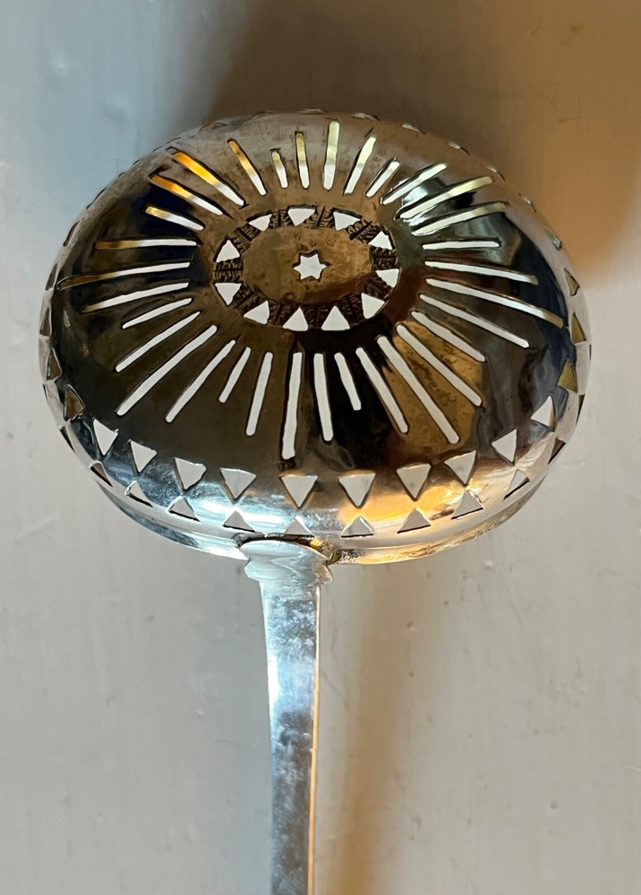Danish Sterling Silver Tea Strainer Ladle Hallmarked HS Dated 1835