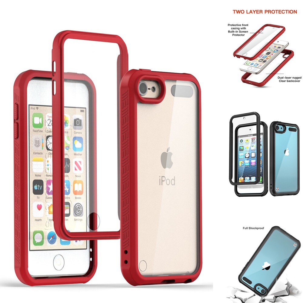 360 Case For iPod Touch 7th/6th/5th Generation Shockproof Cover Screen Protector