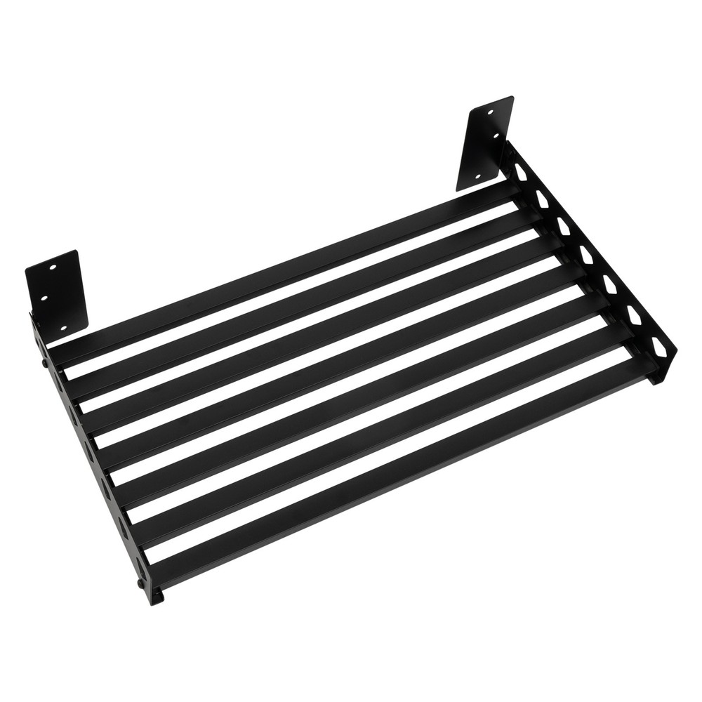 Microwave Oven Bracket Shelf Kitchen Holder Storage Rack Wall Mount with 4 Hooks