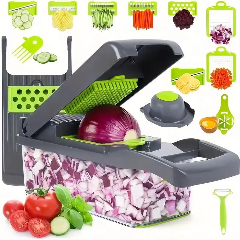 14-in-1 Multifunctional Vegetable Chopper & Slicer for Kitchen & Cooking