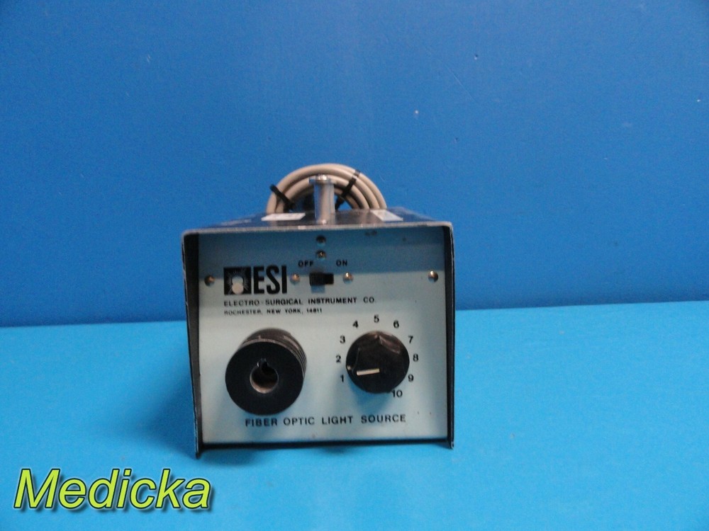 Fiber Optic Light Source by Electro-Surgical Instrument (ESI) ~ 17479