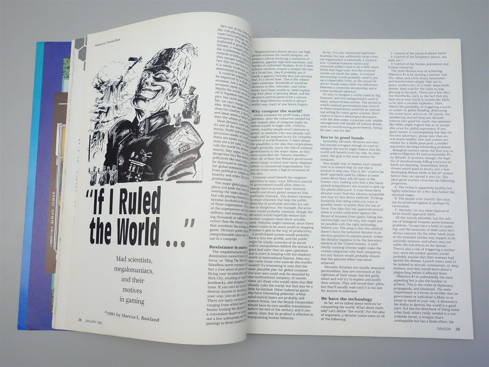Dragon Magazine: Issue # 177 (TSR)