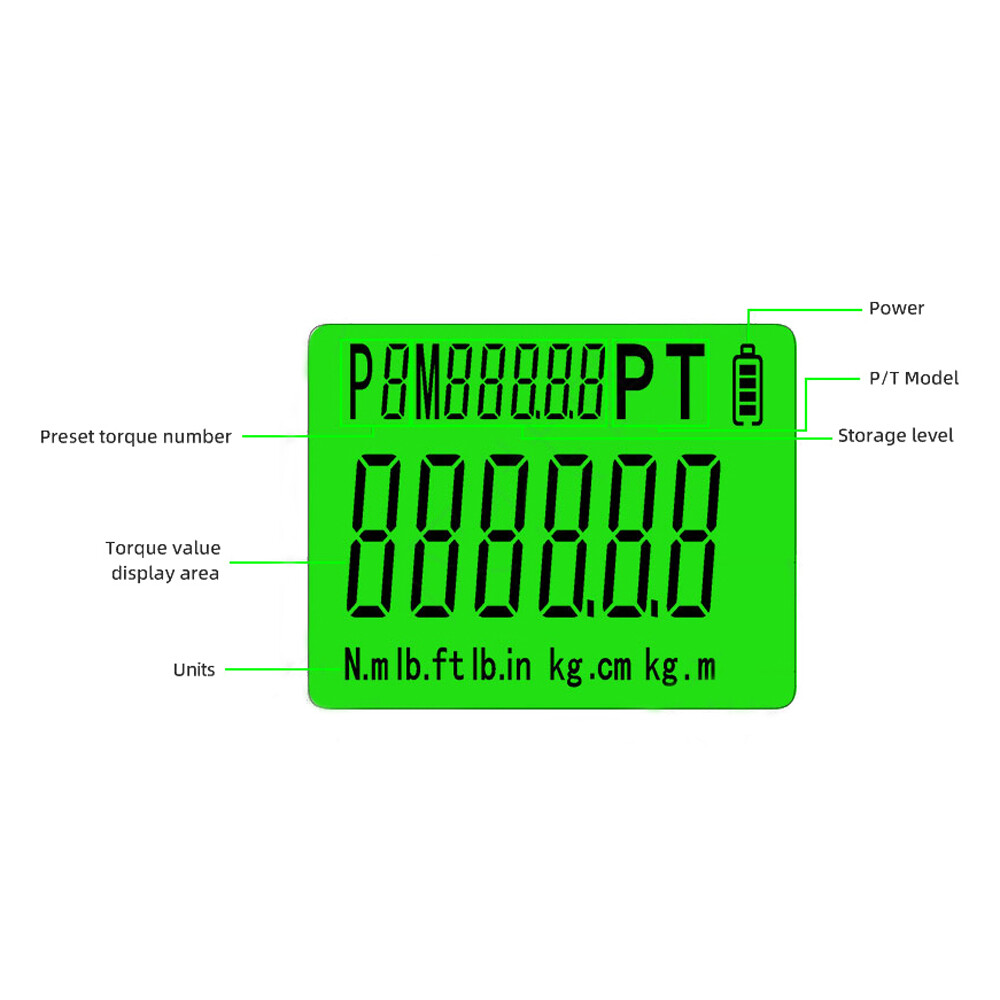 Digital Torque Meter Digital Backlight Display Torque Tester Two Q9J0