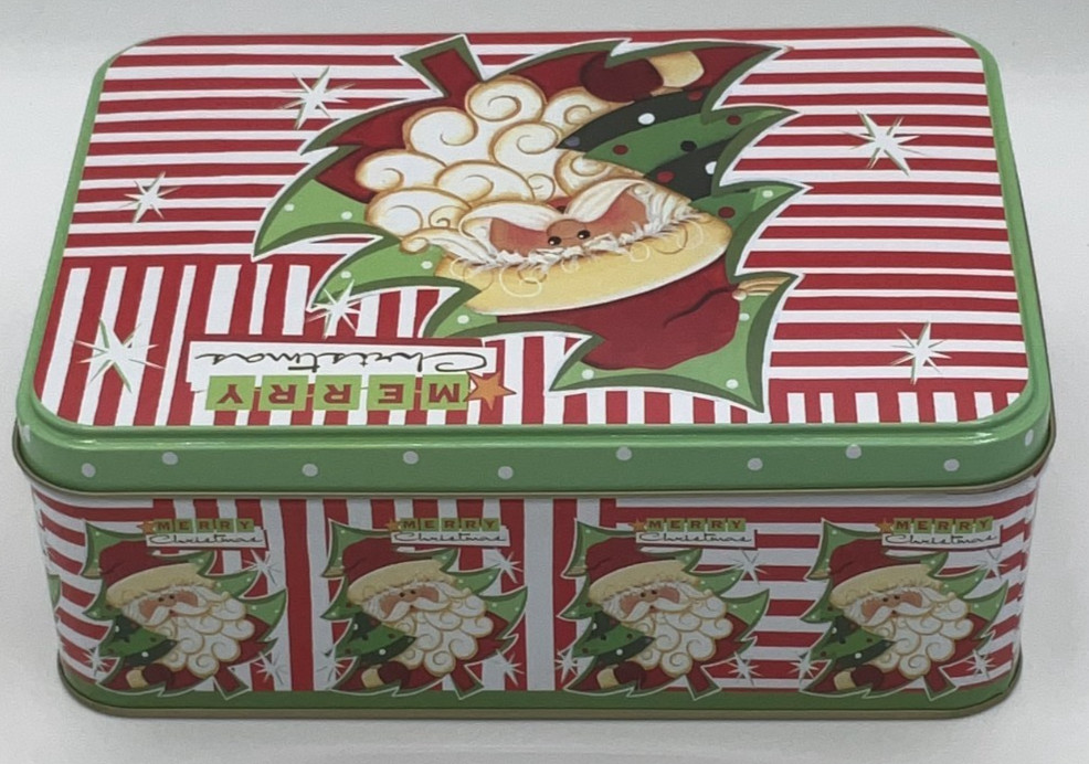 Christmas Cookie Candy Tin