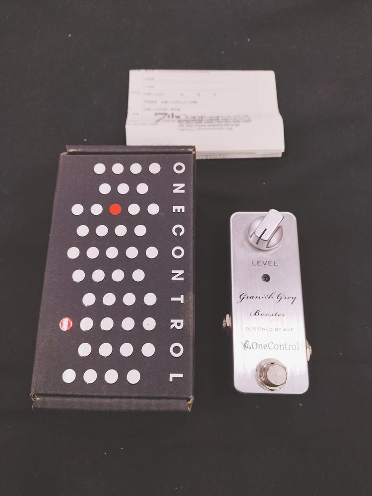 One Control Granith Grey Booster Effects Pedal