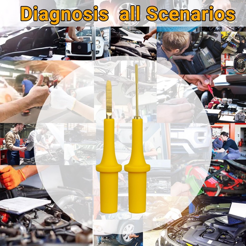Automotive Test Probe Adapter Kit Back Probe Blade Probe Diagnostic Testing Tool
