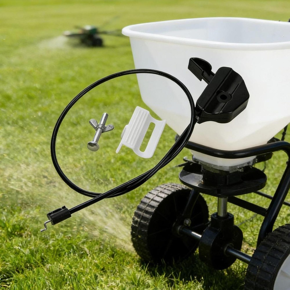 Lawn Spreader Control Cable 49447 Easy Installation Reliable Replacement