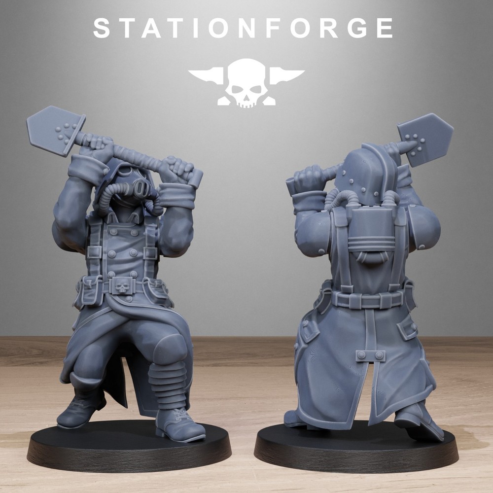 GrimGuard Shovel Fighter - Stationforge