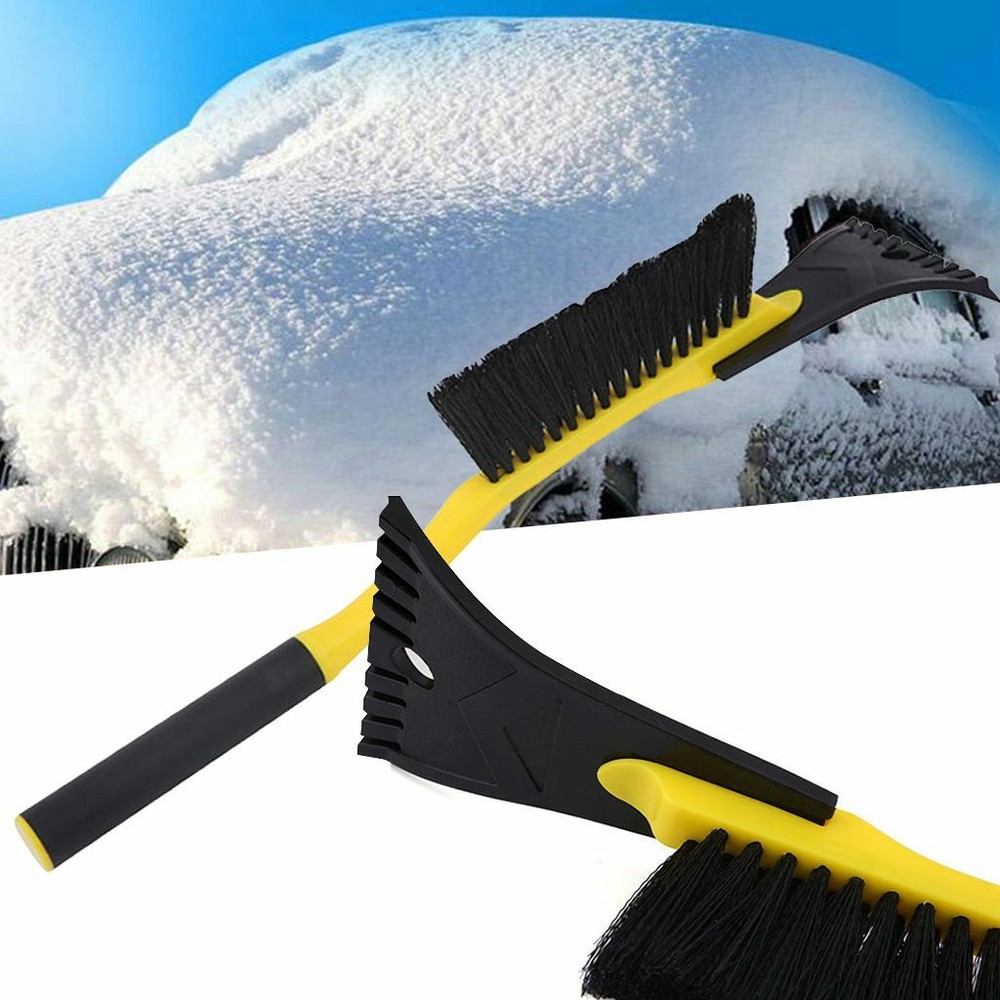 Car Windshield Multipurpose Long Handle Snow Removal with Brush Ice Scraper Tool