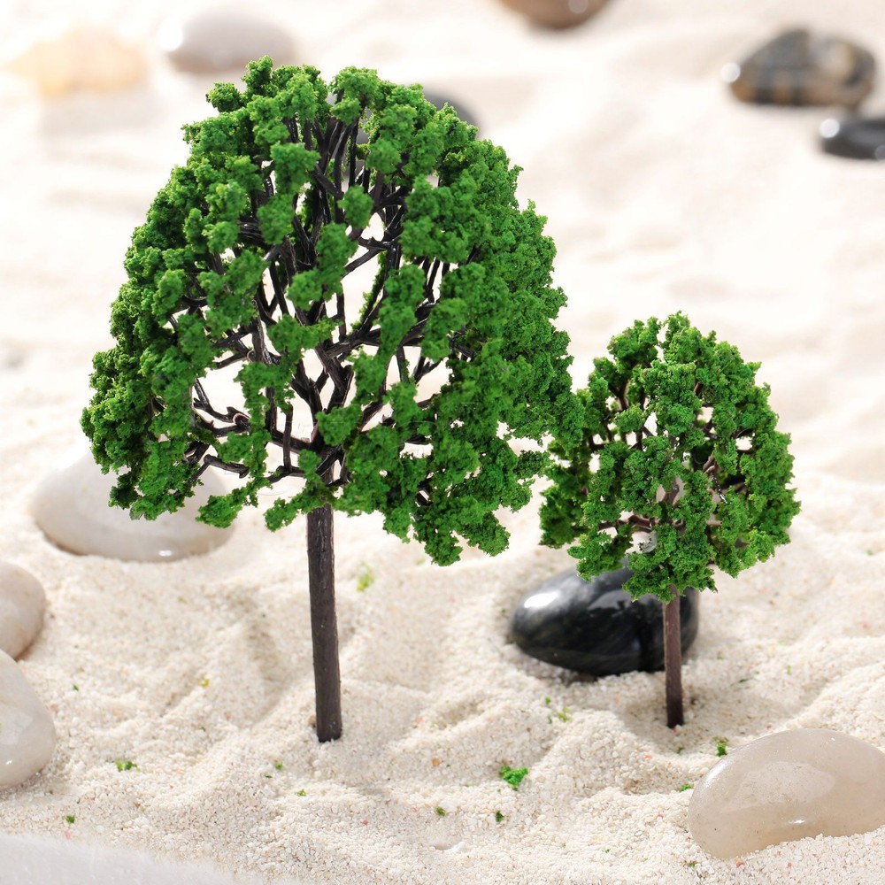 11pcs Assorted Tree Model Train Park Railway Diorama Scenery Layout O Scale 1:50