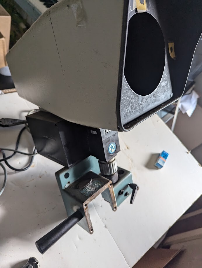 marcel aubert sa inspection profile projector with ccd camera ch-2501