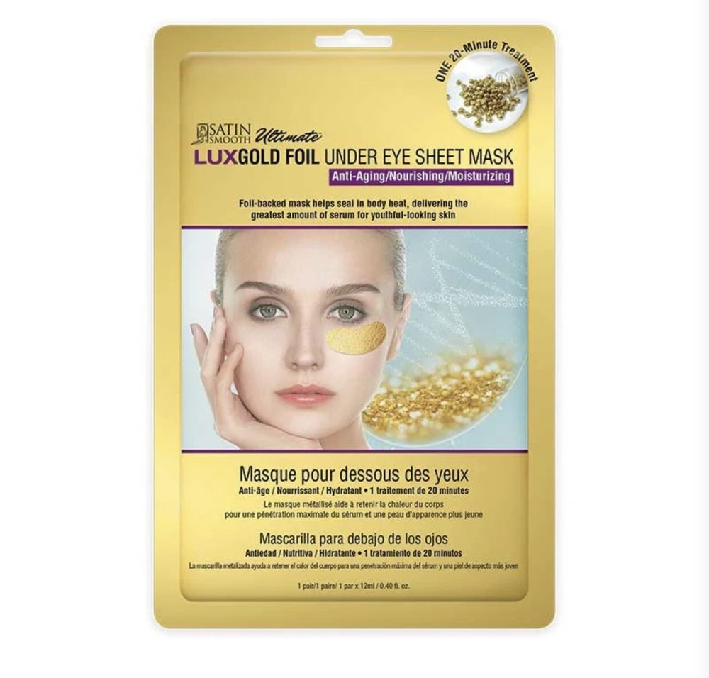 Satin Smooth Ultimate LuxGold Under Eye Sheet Mask (1)