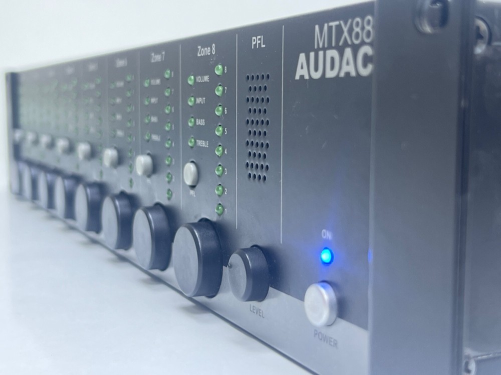AUDAC MTX88 8-ZONE AUDIO MATRIX
