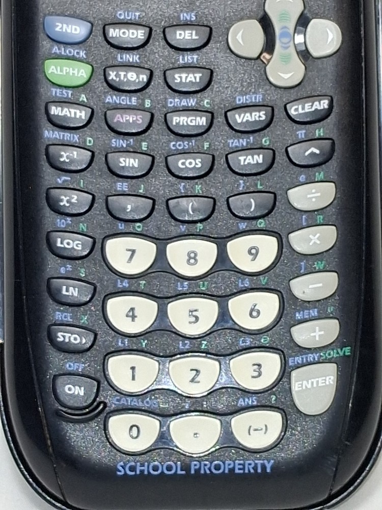 TI-84 Plus Graphing Calculator – Works – Small Screen Burn