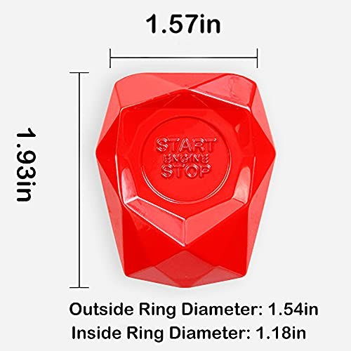 Engine Start/Stop Button Cover, Push to Start Button Ignition Cover Anti