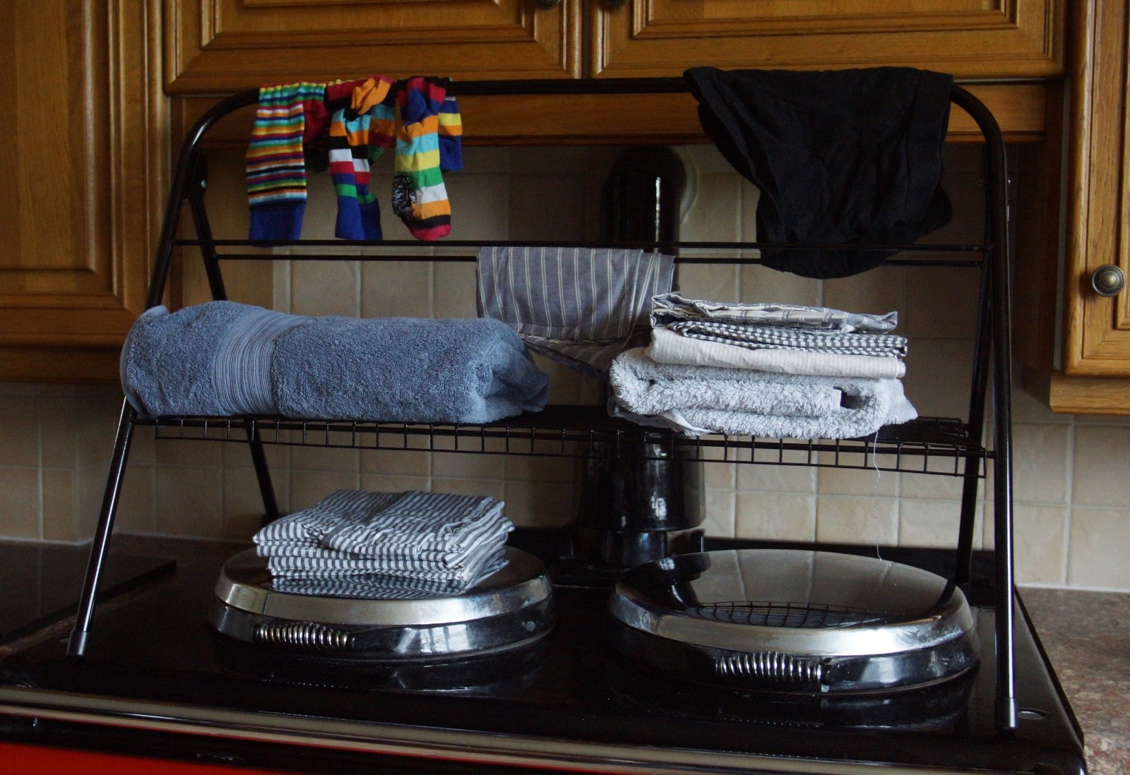 AGA/Range Oven Drying Tower/Stand Clothes Dryer - Black B3