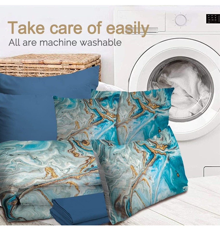 8 Pcs Comforter Set Bless Living King Size