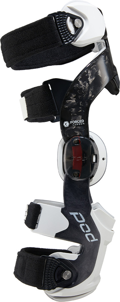 Pod K8 3.0 Knee Brace Carbon (Rt) Carbon/White Lg Protective/Safety