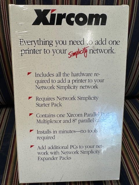 Xircom Network Simplicity Parallel Port Multiplexor for Netware Lite