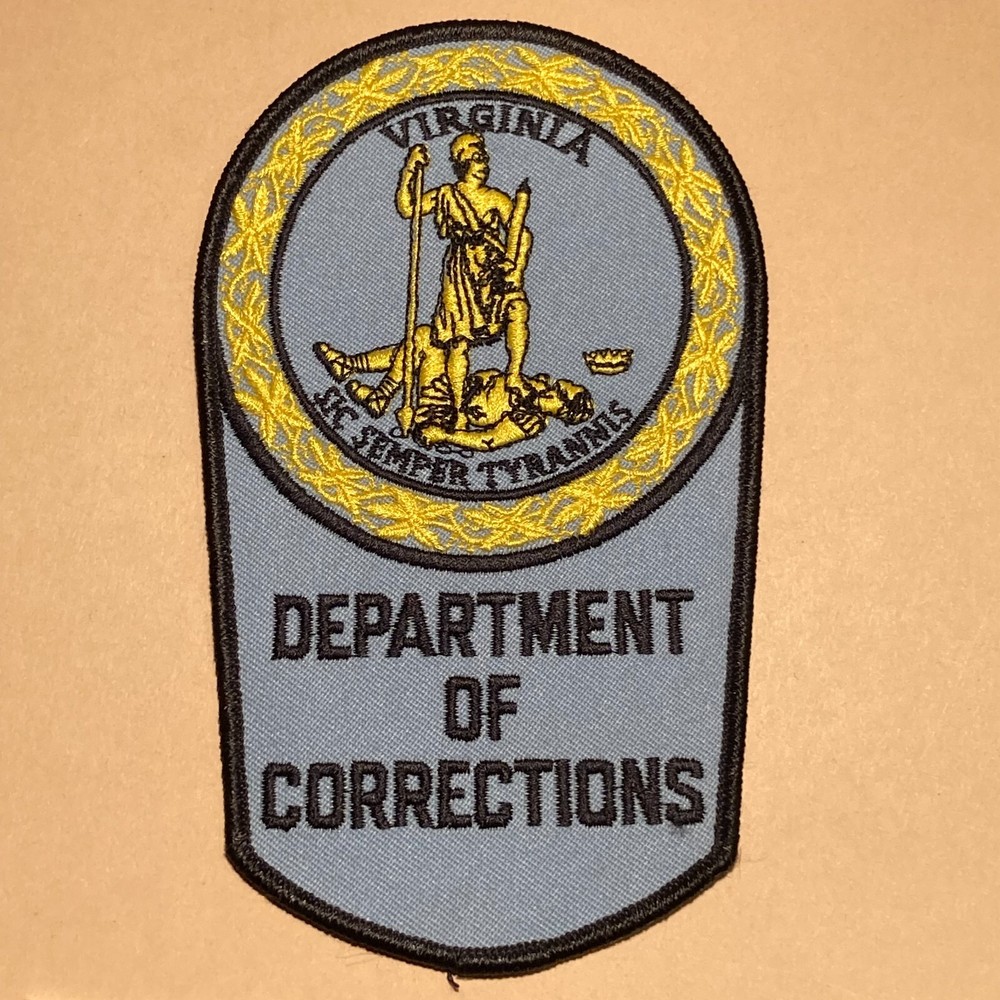 VA Virginia Department of Corrections Shoulder Patch