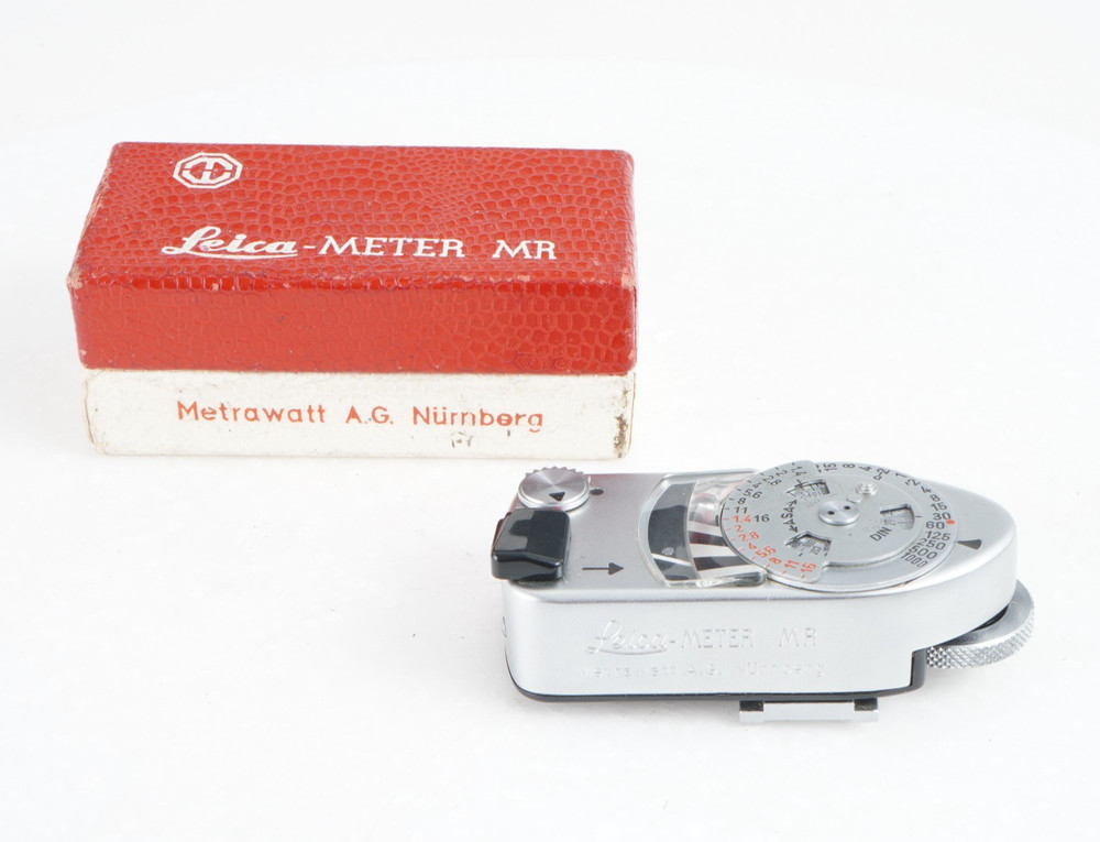 -[EX++++]MINT Leica MR-4 Exposure Meter Silver With Original Box