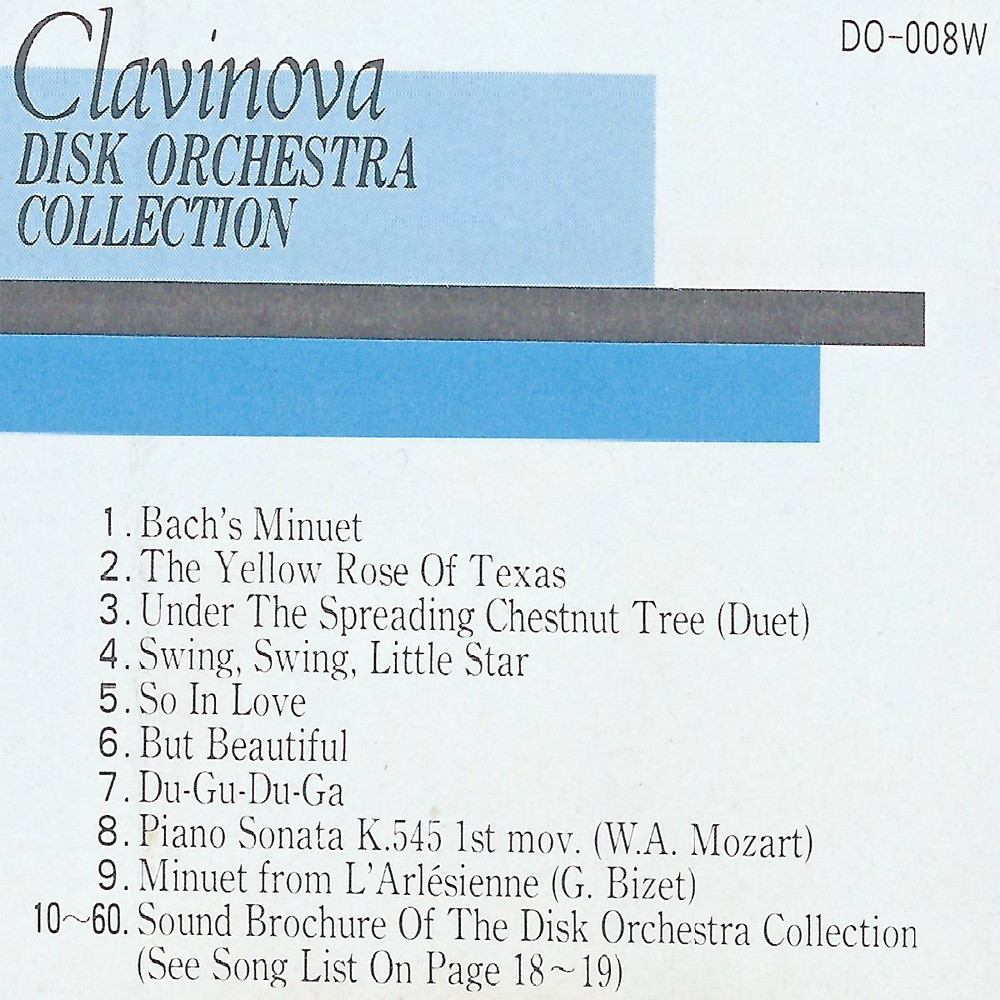 Yamaha Disk Orchestra Collection CLAVINOVA with Guide Lamps 4 Disk set