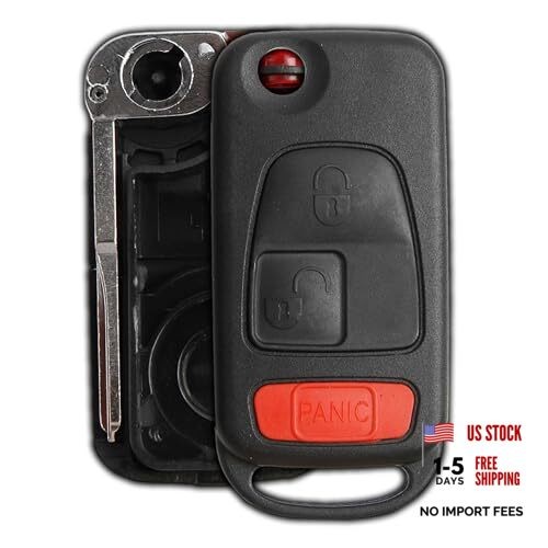 Replacement Keyless Entry Remote Fob Clicker Flip Key Shell Case