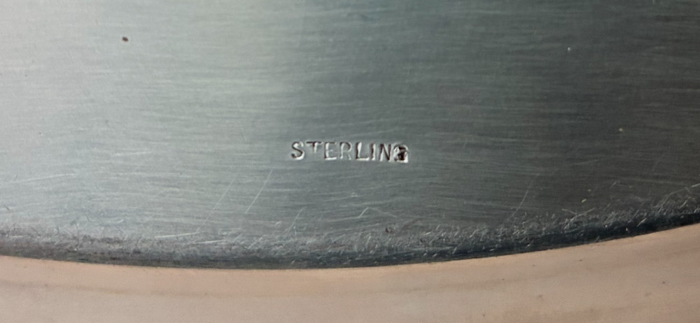 STERLING SILVER Fruit Bread Bowl