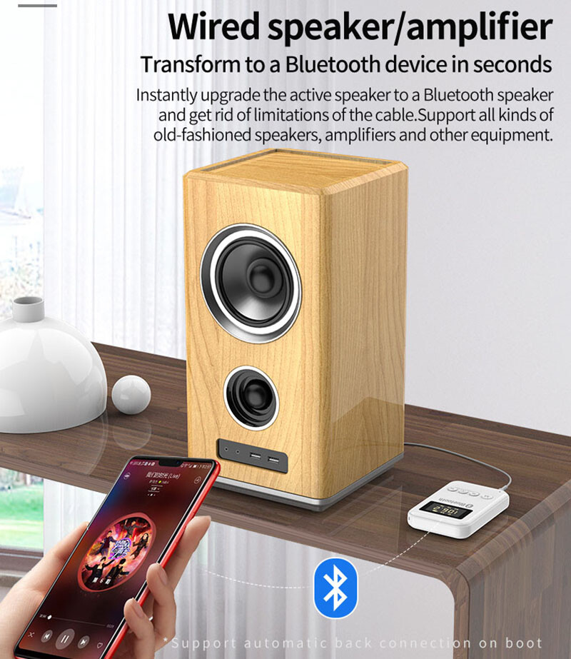 4in1 Bluetooth&FM Transmitter Wireless Receiver MP3 Player For Home Car Stereo