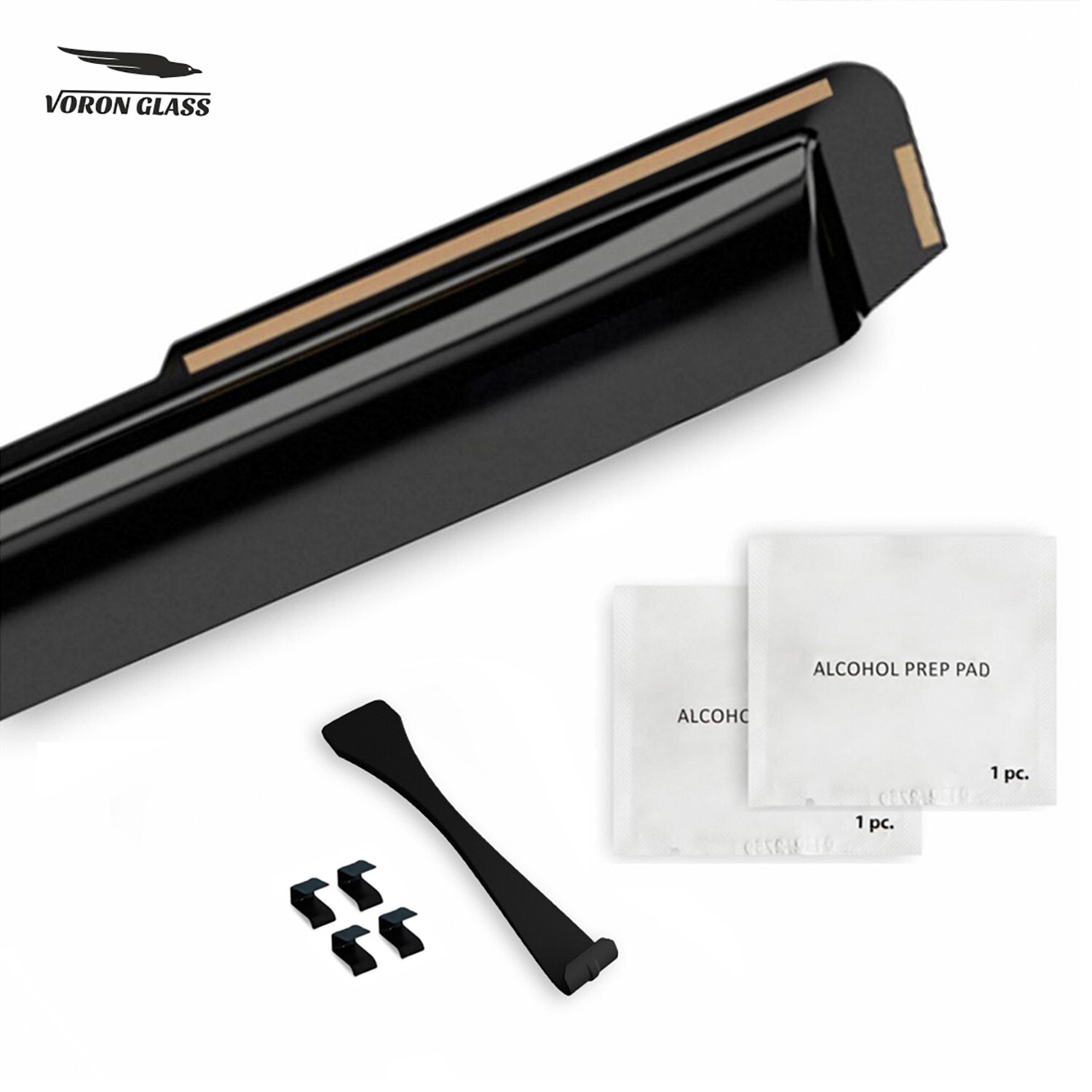 Rain Guards Vent Visors Shade for 2011-2024 Dodge Ram 2500/3500 Crew Cab