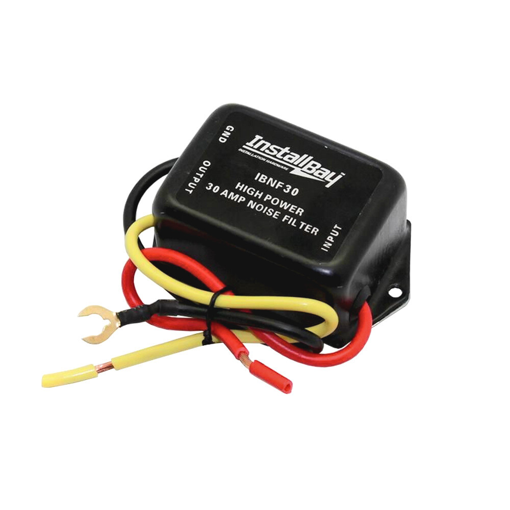 The Install Bay by Metra IBNF30 30 Amp Noise Filter for 12 Volt Car Audio 12V