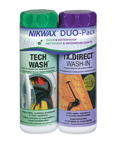 Nikwax Hardshell Cleaning & Waterproofing Duo-Pack 20 oz / 600ml