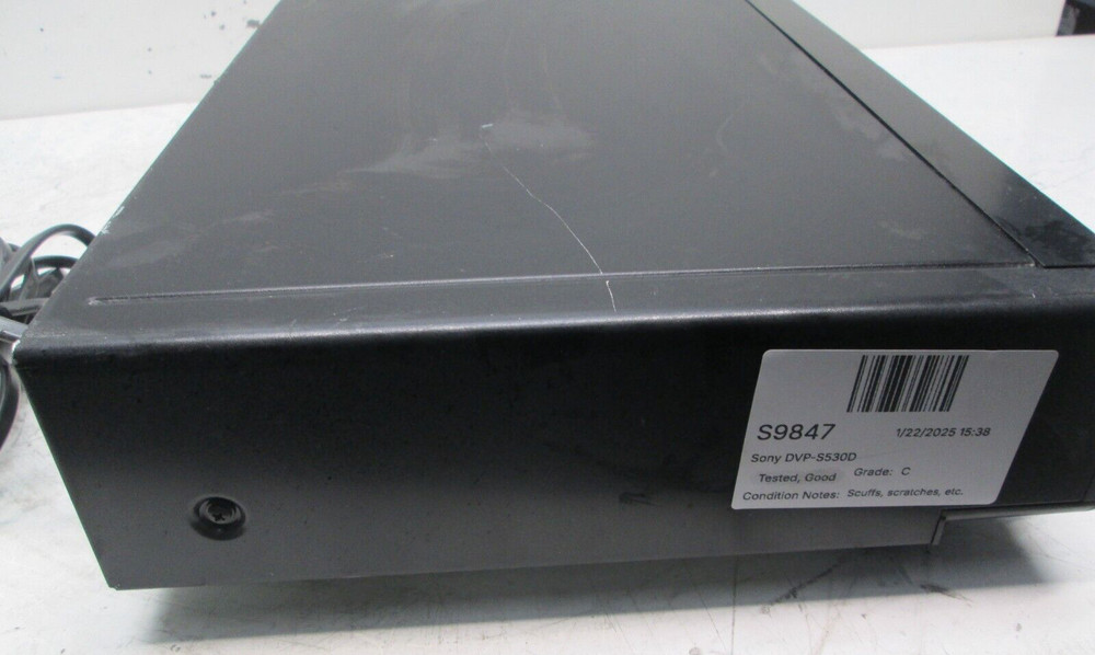 Sony DVP-S530D DVD Player - Tested