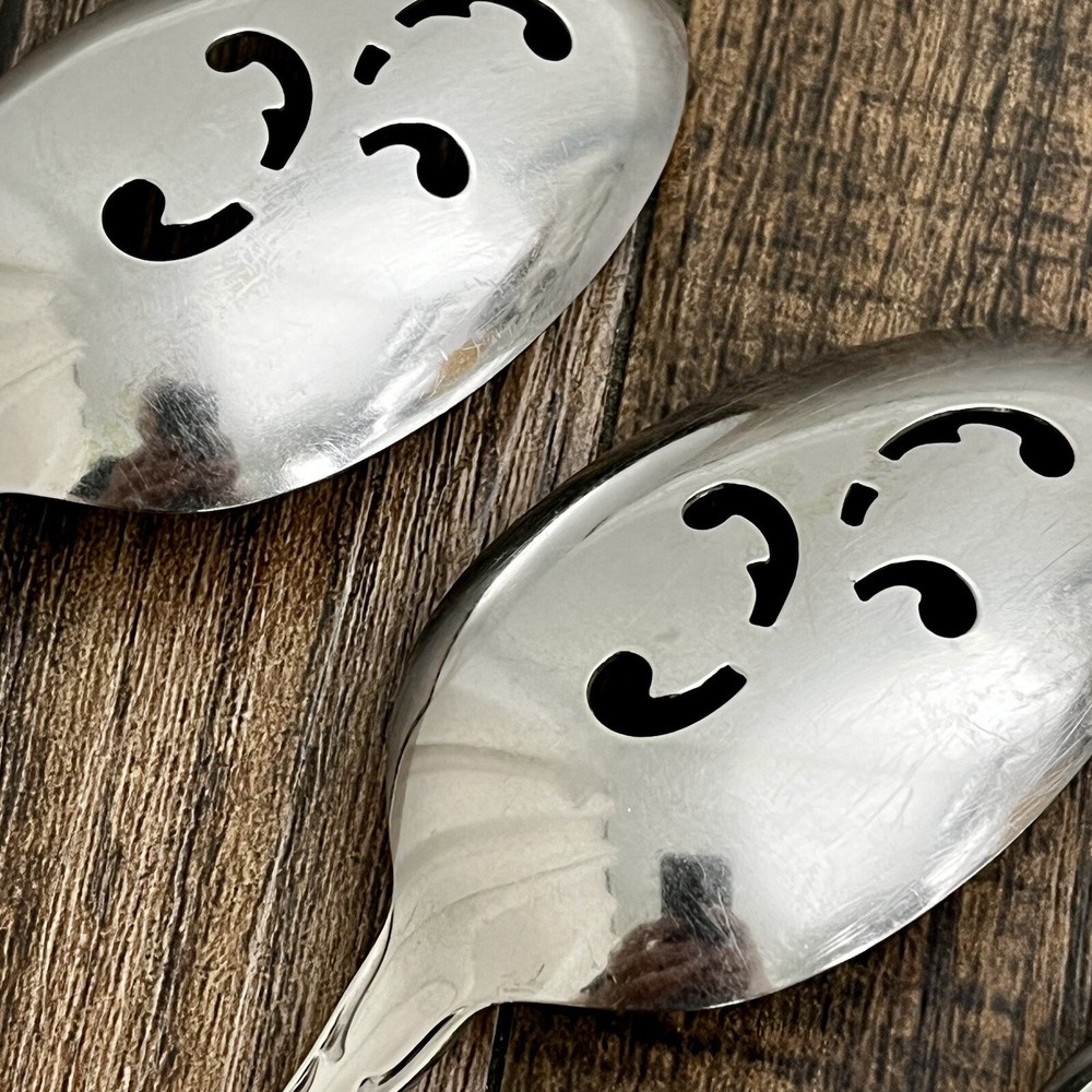 Oneida Chatelaine (3) Pierced Serving Spoon Stainless 8 1/4in Replacement