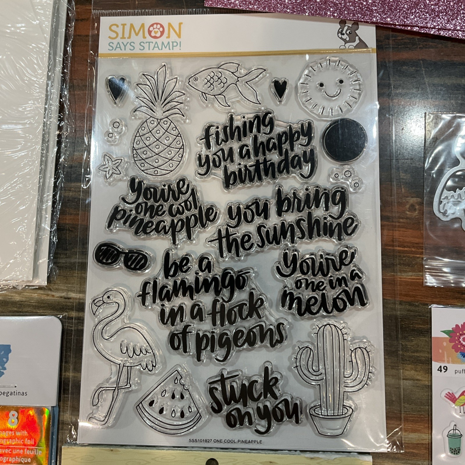 Simon Says Stamps Cool Summer Stamp And Craft Kit NIP