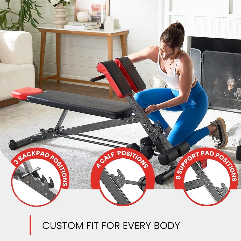 FF Finer Form Multi-Functional Incline Decline Adjustable Foldable Home Gym