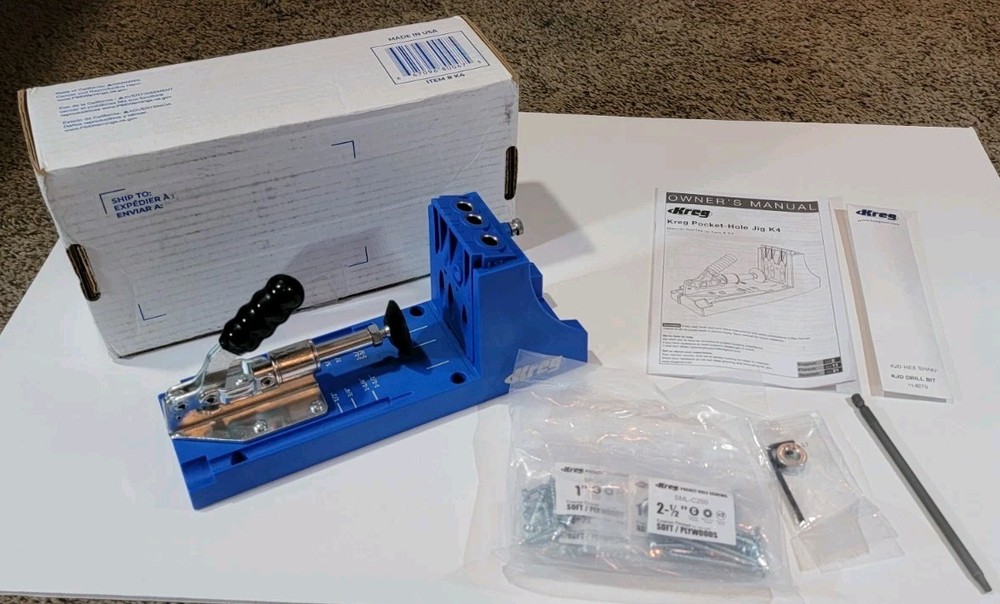 Kreg K4 Pocket-Hole Jig System Kit Read