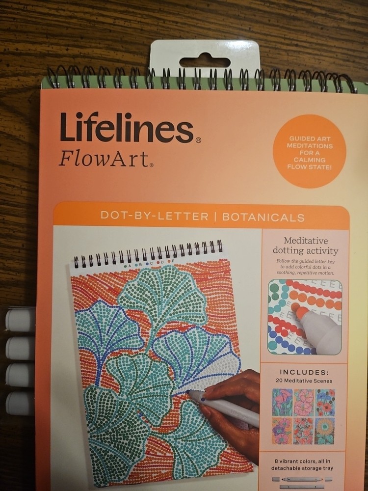 Lifelines Flow art Pogo-dot Botanicals
