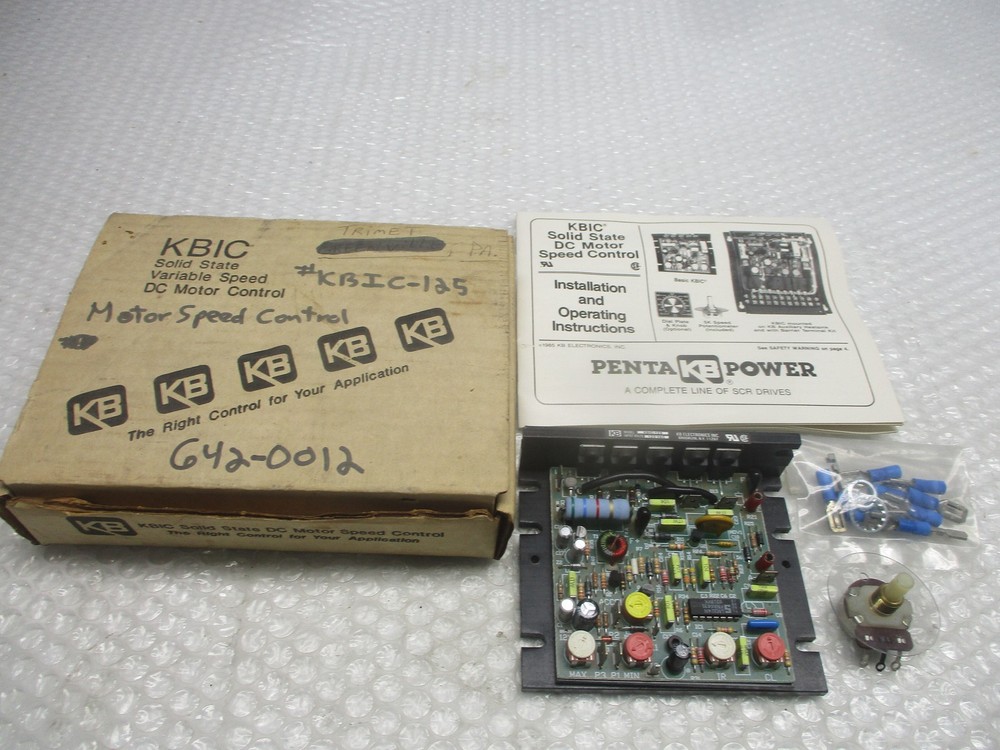 KB ELECTRONICS KBIC-125 MOTOR CONTROL NSMP