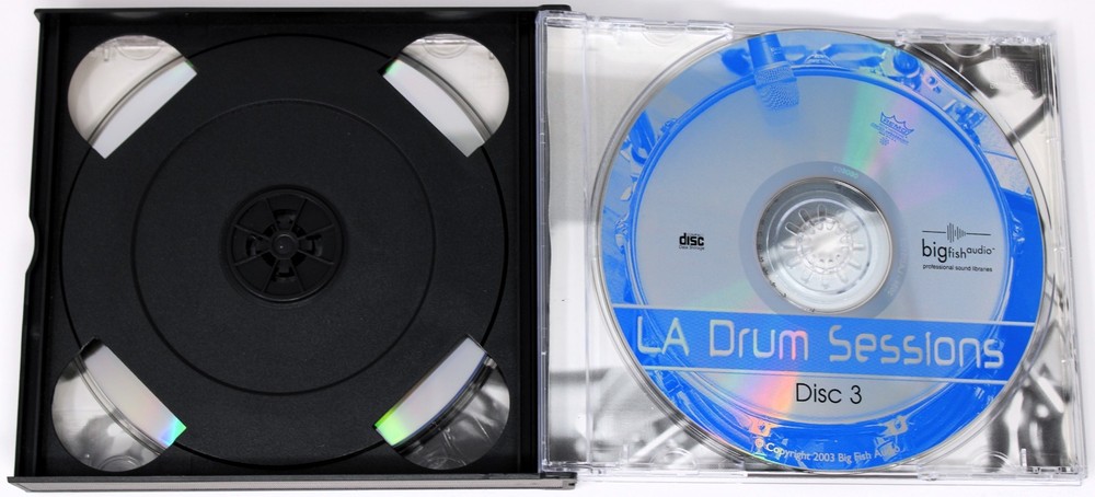 Big Fish Audio LA Drum Sessions Sample/Sound Library/Sampling 3 CD