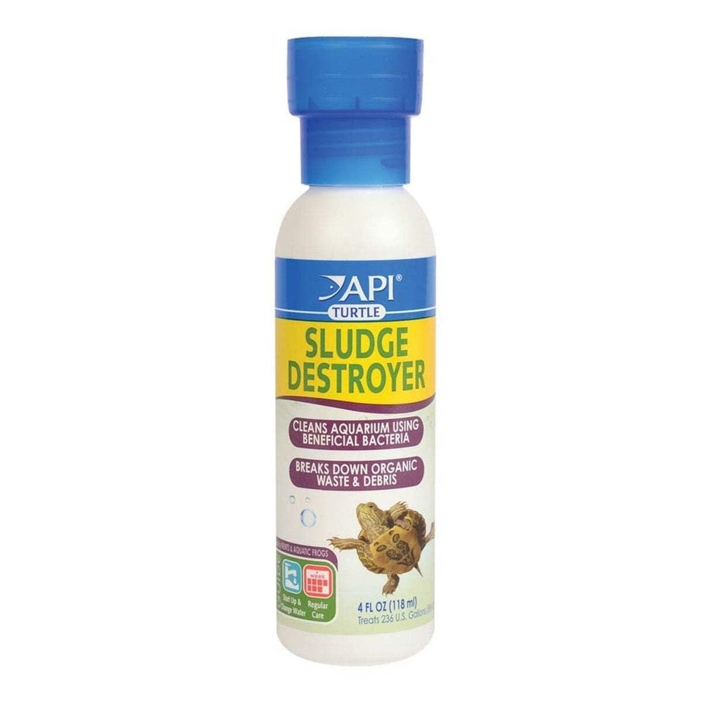Api Turtle Sludge Destroyer 4 Ounce Aquarium Cleaner And Sludge Remover