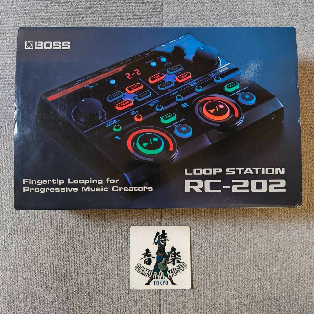 BOSS RC-202 Loop Station Looper Multi-Effects Pedal Used Work Open Box