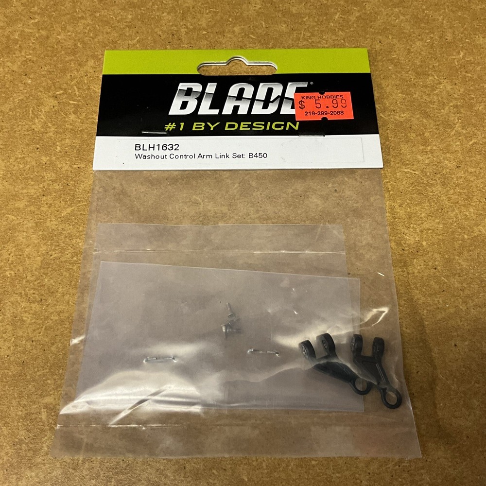 Blade  (BLH1632) Washout Control Arm Link Set: B450 NIB