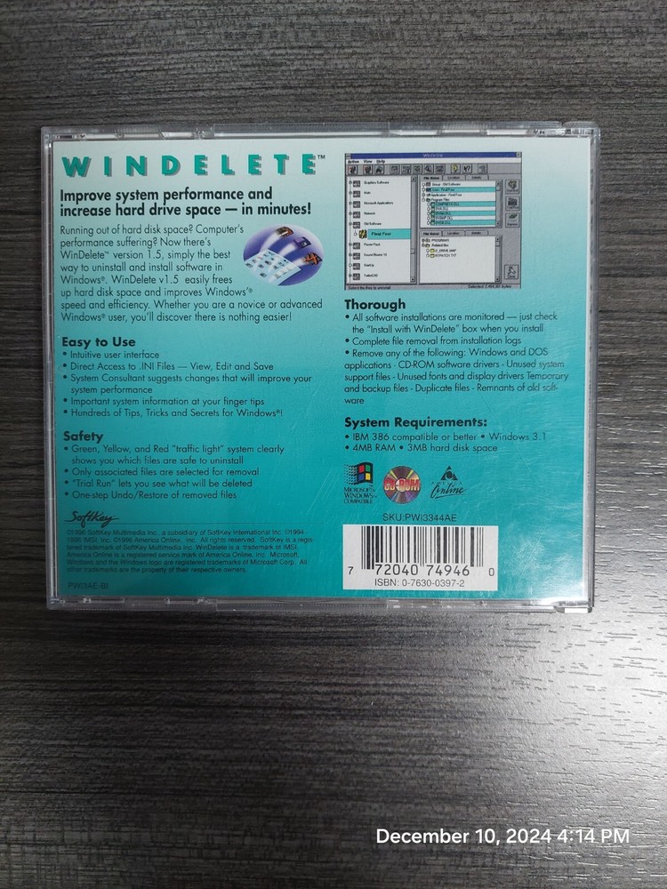 WinDelete Version 1.5 CD