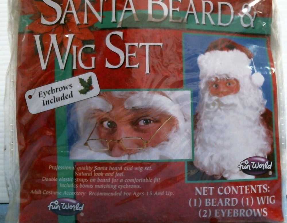 Fun World Santa Beard & Wig Set (07520) FS