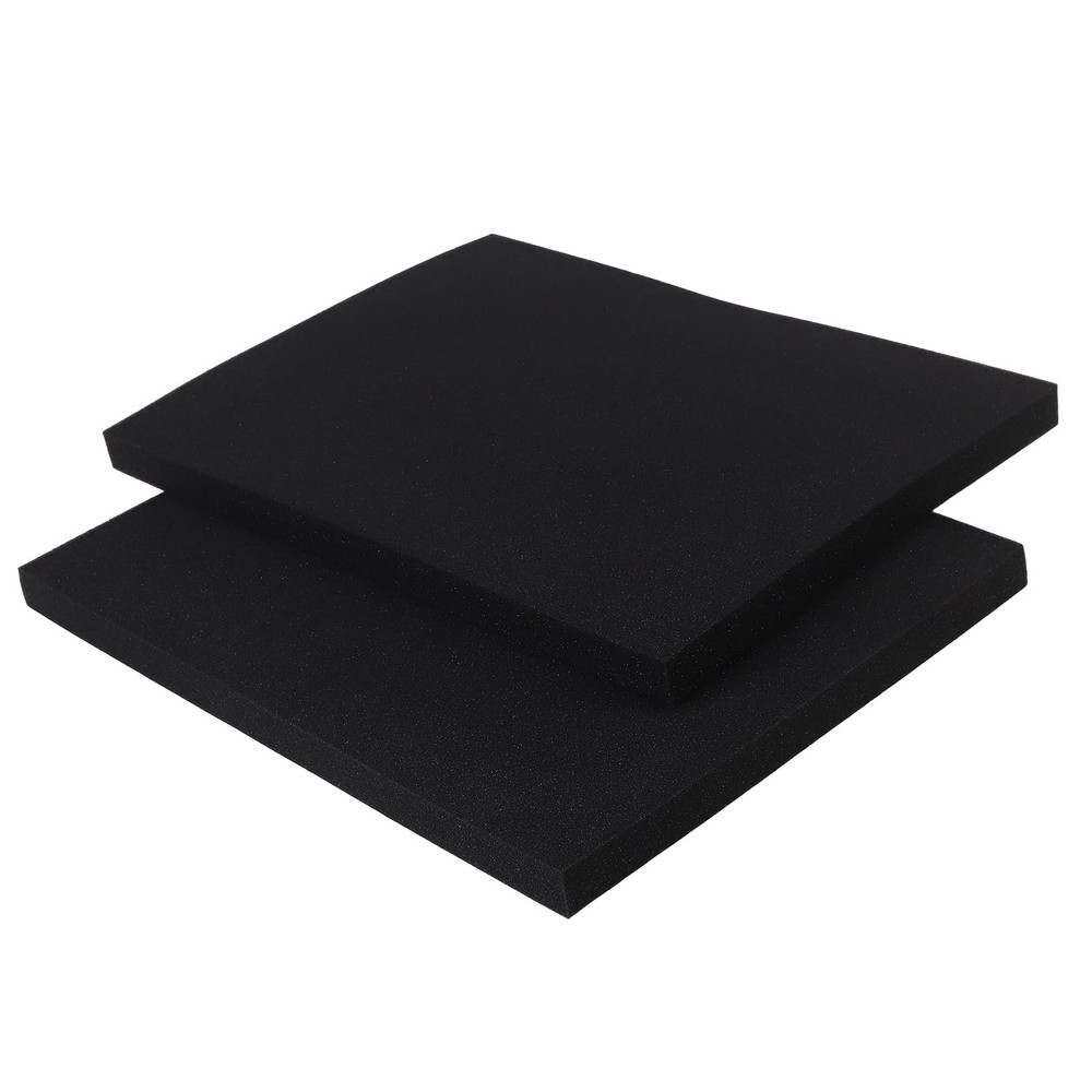 6 PCS Foam Insert Black, Cuttable Foam Padding Sheets Cushioning Inserts for ...