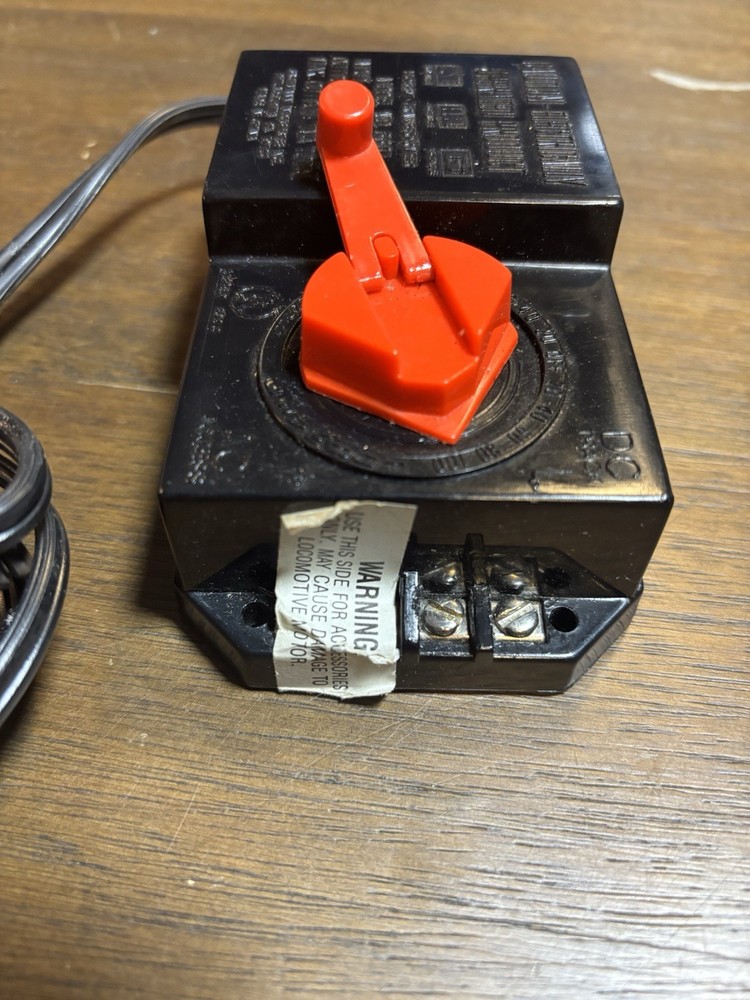 Bachmann HO N Scale Hobby Train AC/DC Transformer 6607 120V Power Pack Untested